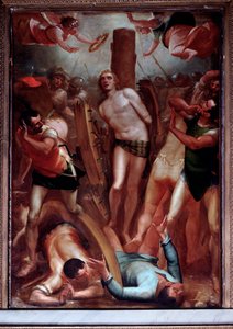 St Georges martyrskap på kugghjulet (Målning
