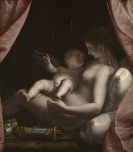 Venus och Amor, ca. 1570.