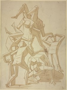 Stereometriska figurer som välter över varandra (kopia) av Luca Cambiaso