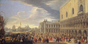 Earlen av Manchesters ankomst till Venedig, 1707-1710.