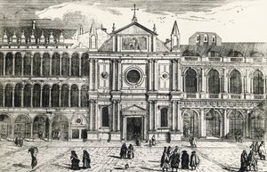San Geminianus-kyrkan (reven 1807) av Luca Carlevaris