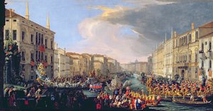 Regatta till ära för Fredrik VI av Danmark (1671-1730) 1709