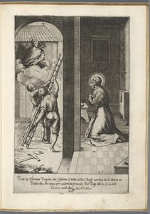 Filippo Neri ser Maria bära taket på Santa Maria i Vallicella Life of Saint Filippo Neri (serietitel)