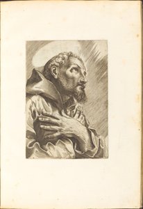 Den helige Franciskus av Assisi av Luca Ciamberlano