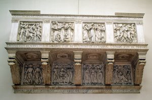 Rekonstruerad Cantoria, ca 1432-8 (marmor)