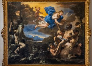 Aeneas gjorde odödlig av Venus, andra hälften av 1600-talet (olja på duk) av Luca Giordano