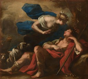 Diana och Endymion av Luca Giordano