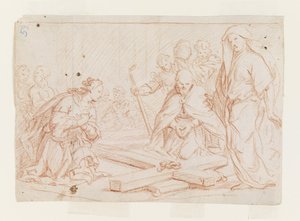 Upptäckten av korset av Luca Giordano