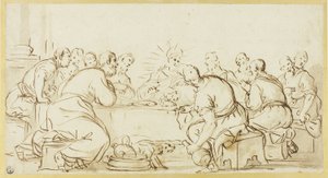 Sista måltiden av Luca Giordano