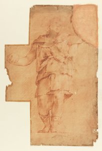 Studie av stående figur av Luca Giordano