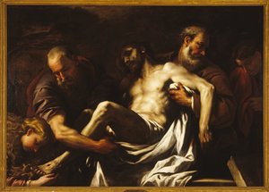 Kristi gravläggning av Luca Giordano