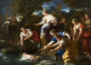 Fyndet av Moses, ca 1685-1690