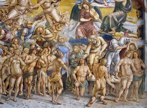 Blessed in Paradise, från Last Judgment freskcykel av Luca Signorelli