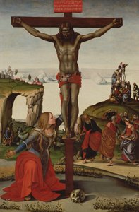 Kristus på korset med Maria Magdalena