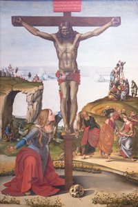Korsfästelse med Maria Magdalena av Luca Signorelli
