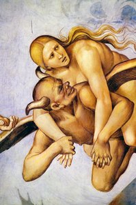 Damned in hell, från Last Judgment freskcykel av Luca Signorelli