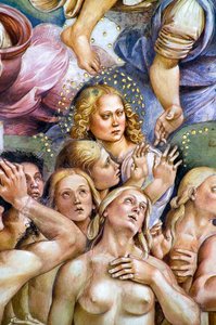 Elect, från Last Judgment freskcykel av Luca Signorelli