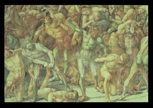 Helvete, från den sista domen (detalj) av Luca Signorelli