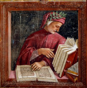 Representation av den italienske poeten Dante Alighieri av Luca Signorelli