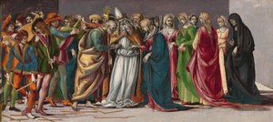 Jungfruns äktenskap, ca. 14901491. av Luca Signorelli