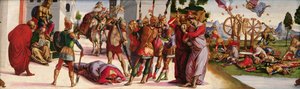 St. Katarina av Alexandrias martyrskap, c.1498 av Luca Signorelli