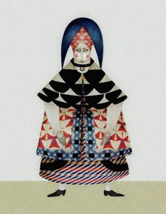 En fantasifull folkfigur