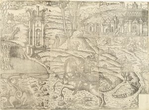 St George och draken av Lucantonio degli Uberti