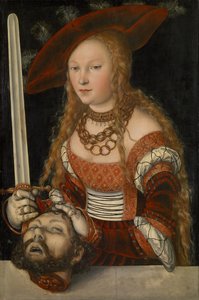 Judith with the Head of Holofernes av Lucas Cranach the Elder