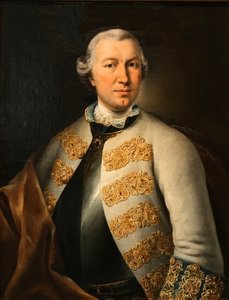 Porträtt av greve Karl von Sievers 1710-1774, 1755.