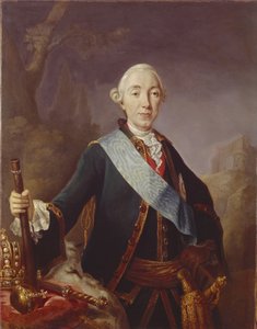 Porträtt av tsaren Peter III av Ryssland 1728-1762, 1761