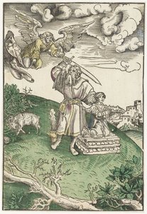 Abraham offrar sin son Isaac