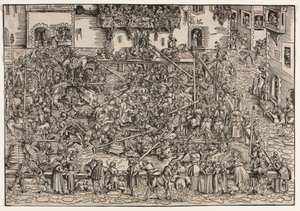 En turnering av Lucas Cranach