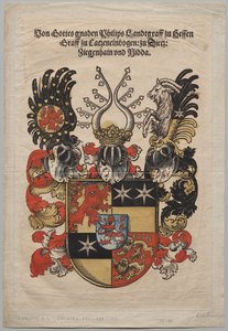 Vapensköld av Philip, Landgrave of Hessen
