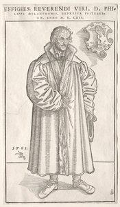 Philip Melanchthon av Lucas Cranach