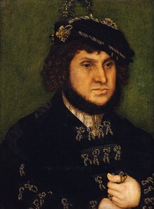 Porträtt av kurfurstehertig Johann den Stådige av Sachsen
