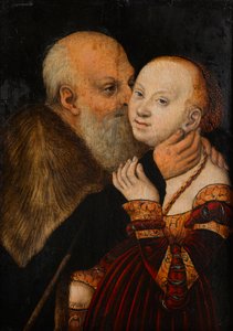 Det udda paret av Lucas Cranach d. Ä.