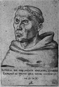 Martin Luther som en augustinermunk