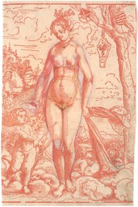 Venus och Amor av Lucas Cranach d.Æ.