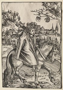 En pojke till häst, 1506. av Lucas Cranach the Elder