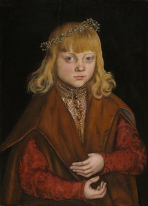 En prins av Sachsen, ca. 1517. av Lucas Cranach the Elder
