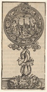 En silverförgylld Pacifical med en korsfästelse, från den stora serien av Wittenbergs relikvier, 1509. av Lucas Cranach the Elder
