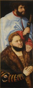 Jungfrualtaret, eller det så kallade prinsaltaret [vänster flygel] av Lucas Cranach the Elder