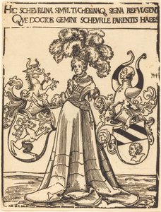 Bokskylt av Scheurl och Tucher av Lucas Cranach the Elder