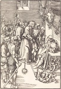 Kristus före Kaifas av Lucas Cranach the Elder