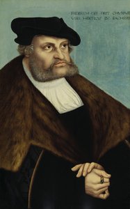 Kurfursten Friedrich den vise av Lucas Cranach the Elder