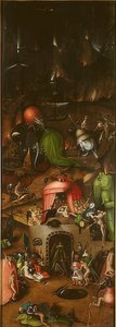 Bevingat altare med den sista domen. Omkring 1524 av Lucas Cranach the Elder