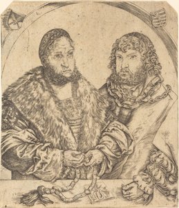 Fredrik den vise och Johannes konstanten av Sachsen av Lucas Cranach the Elder