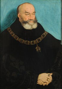 Tyska: Porträtt av Georg den skäggige, hertig av Sachsen Porträtt av Georg den skäggige, kurfurste av Sachsen (1471-1539) av Lucas Cranach the Elder