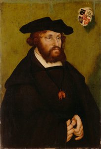Tyska: Bildnis König Christians II. von Dänemark Porträtt av kung Christian II av Danmark av Lucas Cranach the Elder