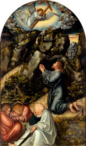 Tyska: Christus am Ölberg Plåga i trädgården av Lucas Cranach the Elder